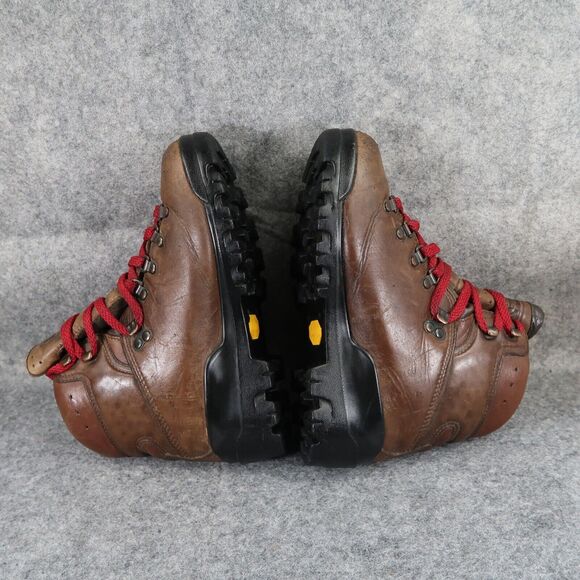 Timberland Shoes Womens 7 Boots Hiking Outdoor Leather Vintage Brown Lace Up Mid - Picture 9 of 16